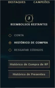 Conta League of Legends LOL