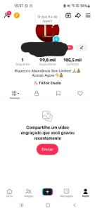 Conta TikTok Monetizável + 98K Seguidores Nicho Riqueza - Redes Sociais