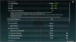 Conta Genshin Impact AR56, 8 personagens t5 e 5 armas t5.