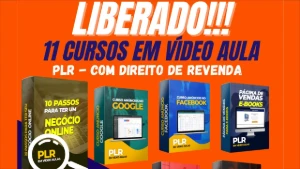 10 Cursos PLR em Vídeo com Direitos de Revenda - Vídeos e Cortes Cortes Virais