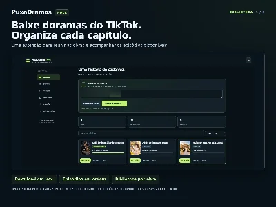 PuxaDramas FULL — Extensão para Baixar Doramas do TikTok - Outros