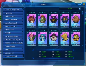 Conta End Game Digimon Master Online - Digimon Masters Online DMO