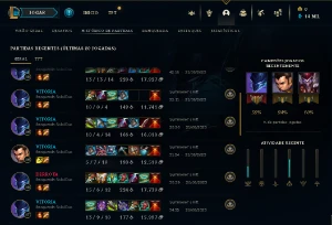 Conta lol esmeralda 4 - League of Legends