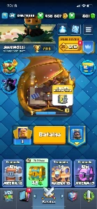 Nivel 13. Muita recompensa disponível pra pegar. - Clash Royale