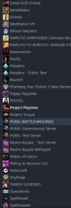 Conta steam +130 jogos +3 anos de serviço