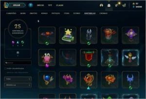 LVL 322 todos os champs 413 skins/Valorant todos os agente - League of Legends LOL