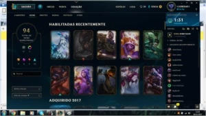 conta de lol - League of Legends