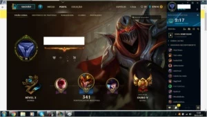 conta de lol - League of Legends