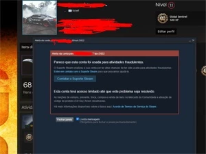 Conta com trade ban + 2 facas - Counter Strike CS