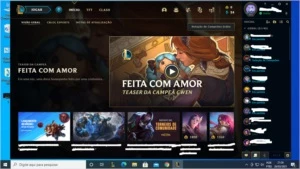 conta no lol - League of Legends