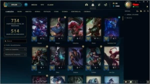 Conta de LOL bem upada - League of Legends