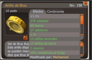 Anel Brouce 1 AP Spiritia - Dofus