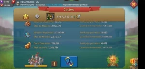 Conta Lords Mobile CT 25 desenvolvimento para trap solo