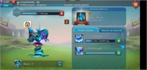 Conta Lords Mobile CT 25 desenvolvimento para trap solo