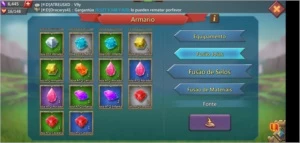 Conta Lords Mobile CT 25 desenvolvimento para trap solo