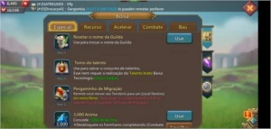 Conta Lords Mobile CT 25 desenvolvimento para trap solo