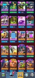 Conta Clash Royale - Rei 14 | 7 Heróis| 11 Evos | 121 Cartas