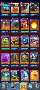 Conta Clash Royale - Rei 14 | 7 Heróis| 11 Evos | 121 Cartas