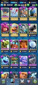 conta Clash Royale com evoluções