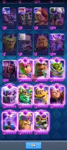 conta Clash Royale com evoluções