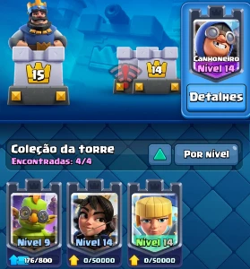 conta Clash Royale com evoluções