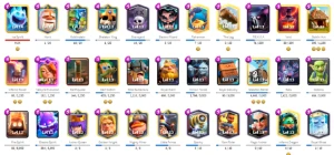 conta Clash Royale com evoluções