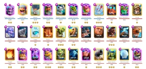 conta Clash Royale com evoluções