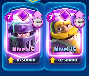 conta Clash Royale com evoluções