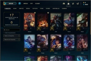 Conta ouro 1 baratinha com 25 champs - League of Legends LOL
