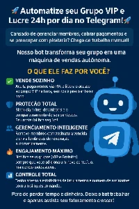 BOT 100% automático Telegram - Outros