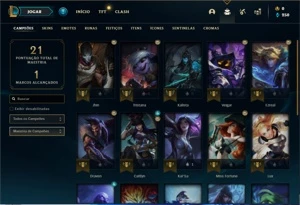 Conta prata 2 com 25 Champs e 4 Skins +1 Mitica - League of Legends LOL