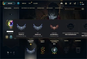 Conta prata 2 com 25 Champs e 4 Skins +1 Mitica - League of Legends LOL