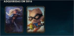 Conta DIAMANTE 2 - 36 Campeões + 13 Skins ( Lendária e Épica - League of Legends LOL