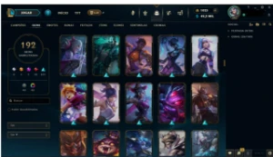 Vendo Conta Lol - Mestre Soloq Ultima Season - 192 Skins - League of Legends