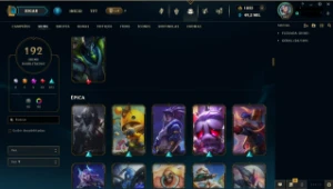 Vendo Conta Lol - Mestre Soloq Ultima Season - 192 Skins - League of Legends