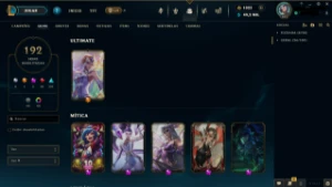 Vendo Conta Lol - Mestre Soloq Ultima Season - 192 Skins - League of Legends