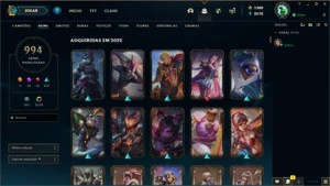 CONTA DIAMANTE 2 SMURF - League of Legends LOL