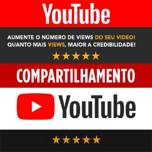 100 Compartilhamentos Vídeo Youtube Redes Socias Diversas - Redes Sociais
