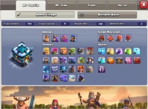 CV13 Clash of Clans - Bem upado com 6 construtor