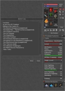 VENDO EK 106 (GARNERA) COM SET - 2 VOUCHERS (5 E 3 DIAS) - Tibia