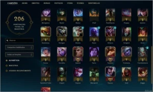 Conta de LoL - 57 champions 11 skins - League of Legends