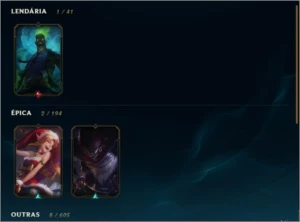 Conta de LoL - 57 champions 11 skins - League of Legends