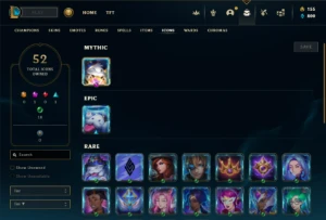 Bronze 2 com 38 Champs e 9 Skins - League of Legends LOL