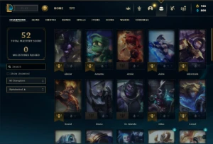 Bronze 2 com 38 Champs e 9 Skins - League of Legends LOL