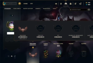 Bronze 2 com 38 Champs e 9 Skins - League of Legends LOL