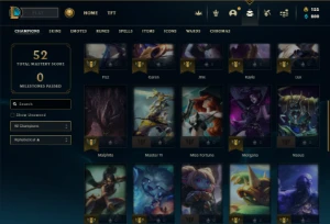 Bronze 2 com 38 Champs e 9 Skins - League of Legends LOL