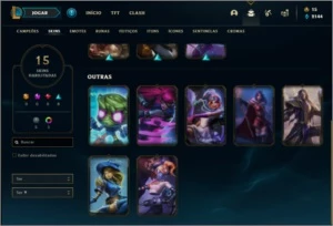 Conta diamante 3 com 37 champs e 15 skins ( MAIN MID ) - League of Legends LOL