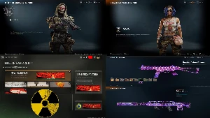 Conta Rara Warzone BO7 DarkMatter + NukeS MW2 + NukeS BO6
