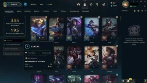 CONTA LOL NVL 259 GOLD4 116 SKINS - League of Legends