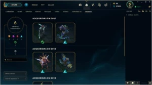 Conta LoL Platina IV com Skin Kayle Juíza e muito espólio - League of Legends